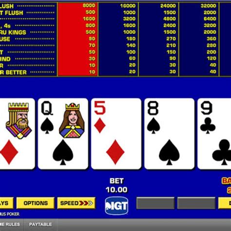 game king video poker free play